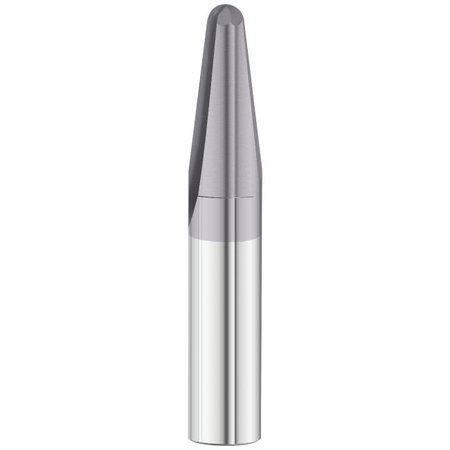 FULLERTON TOOL 2-Flute - 3261 Tapered Mill GP End Mills, TIALN, Straight, Ball, Standard, 1/8 38772